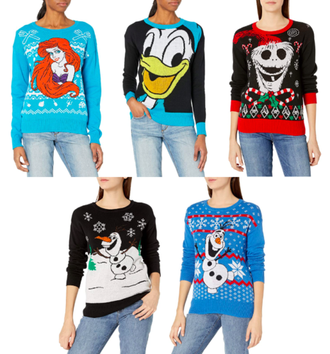 Disney Character Ugly Christmas Sweaters