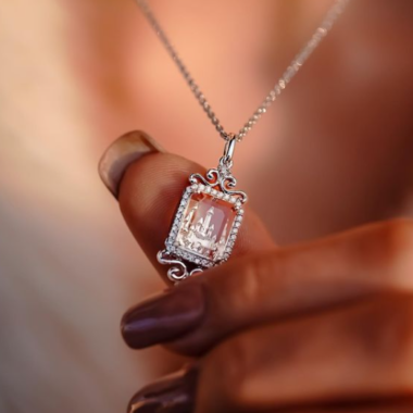 Castle Pendant Necklace
