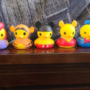 Disney character rubber ducks