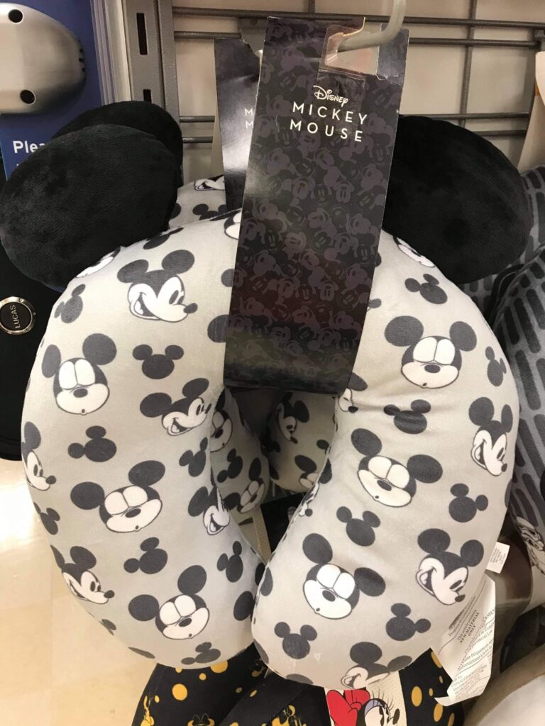 Mickey and Minnie neck pillows