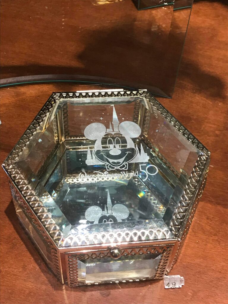 50th Anniversary Glass Trinket Boxes 