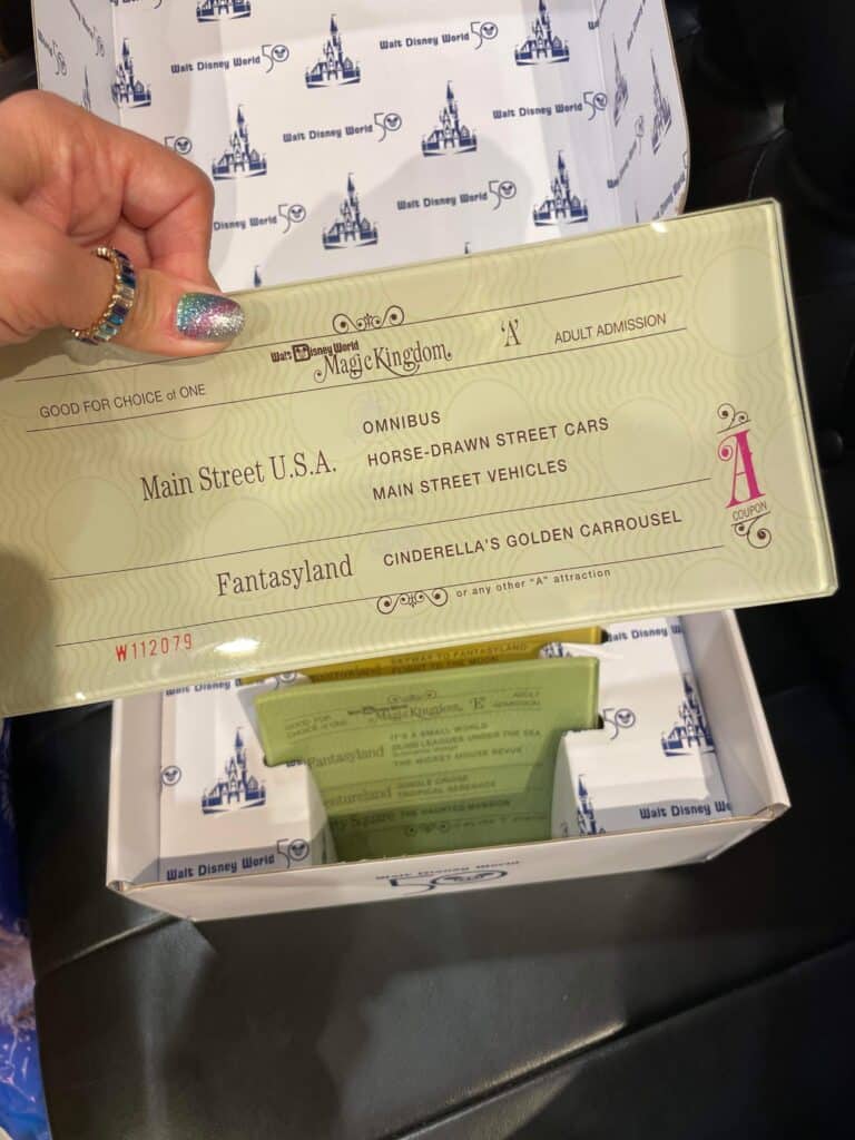 Disney Ticket Book Coasters