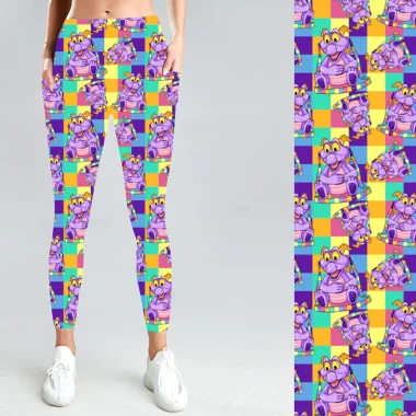Figment Bucket Print Leggings