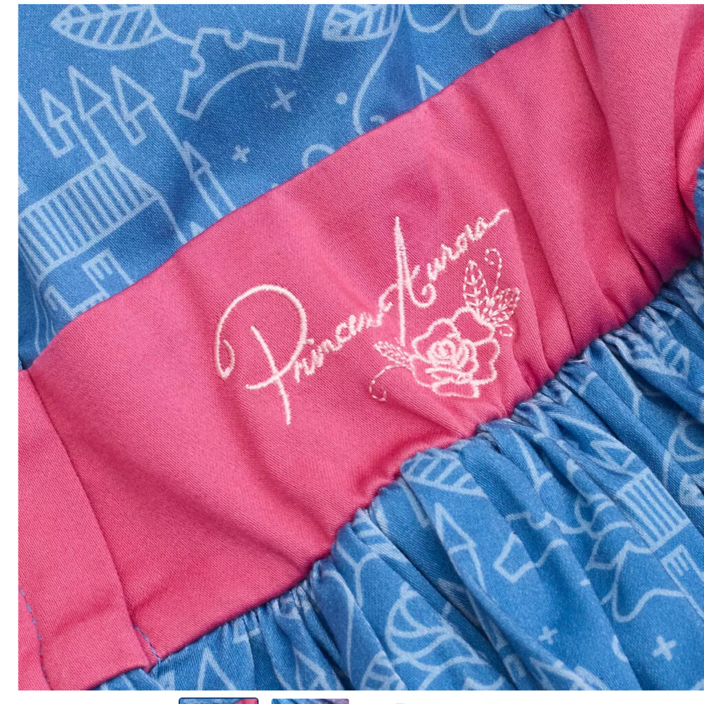 Pink and Blue Aurora Dress