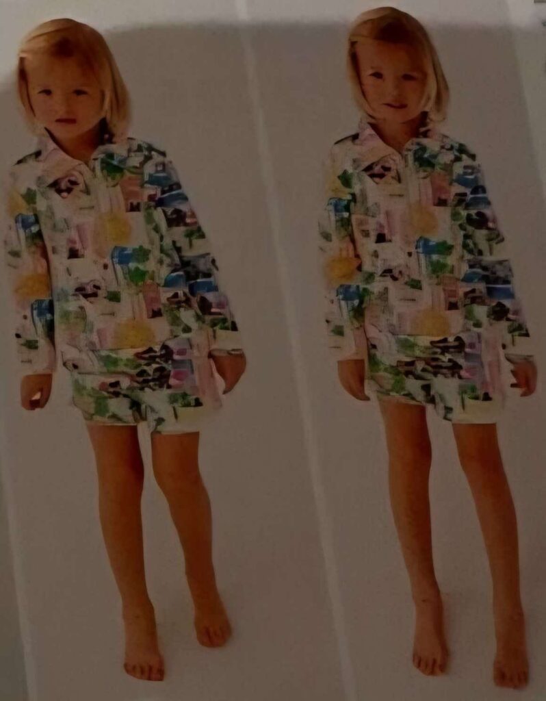 Bright Disney doll with cityscape design, ideal for Disney fashion enthusiasts and collectible displays.