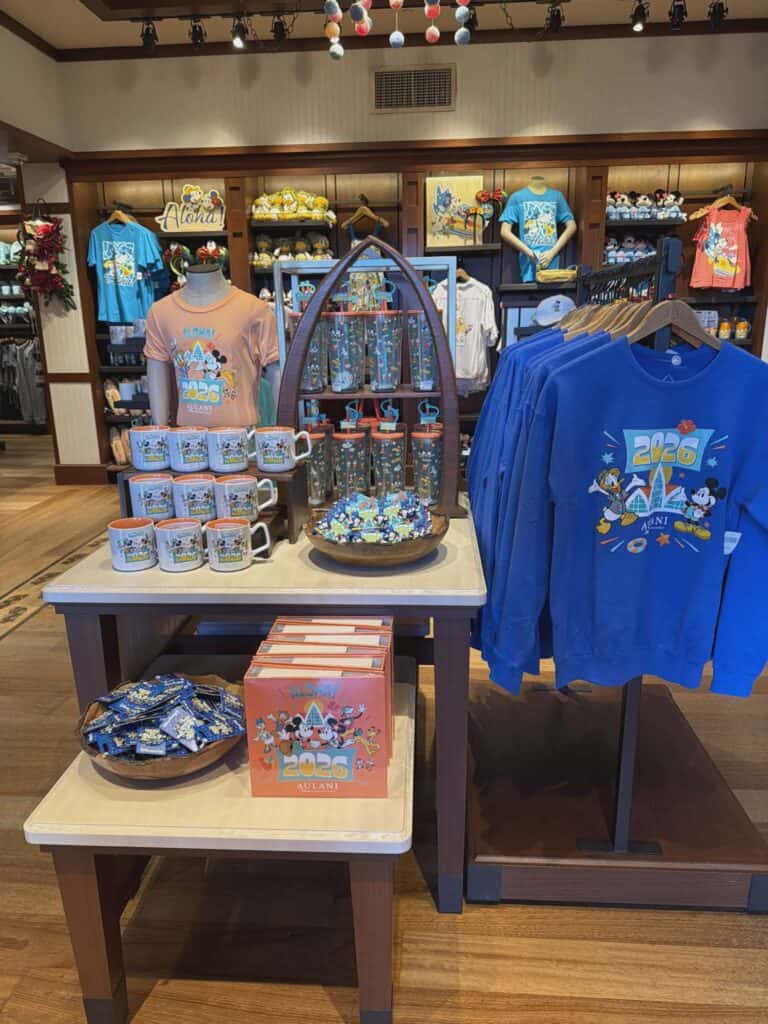 Disney’s 2026 apparel, mugs, and souvenirs at The Disney Fashionista store.