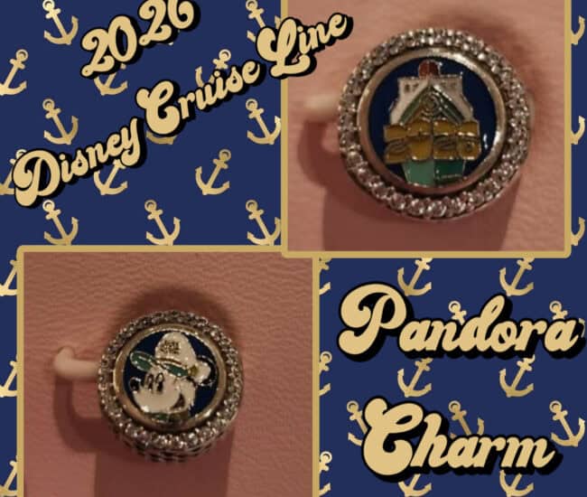 Enchanted Disney charm ring featuring pirate Mickey Mouse with a rhinestone border, perfect for Disney fans and jewelry lovers.