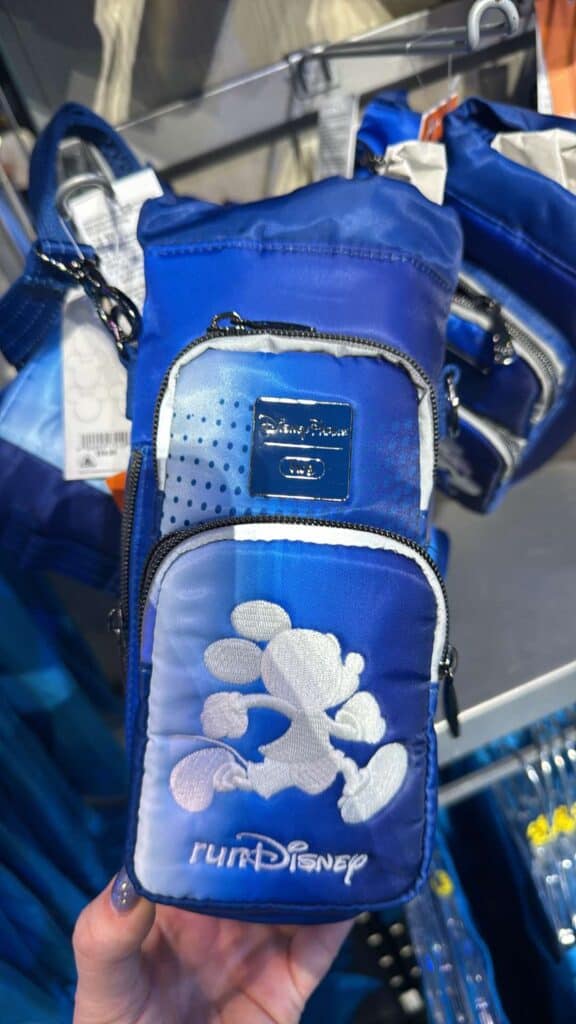 Bright blue Disney-themed Mickey Mouse mini bag for kids.