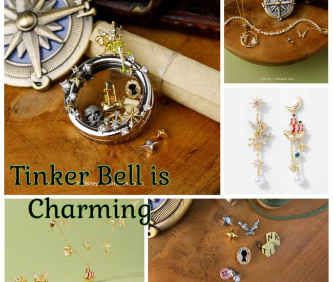 Delicate Disney-inspired jewelry featuring charms, necklaces, earrings, perfect for fans and collectors.