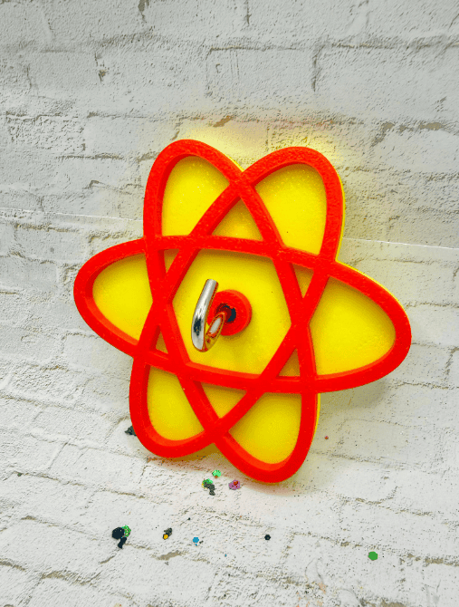 Colorful confetti scattered below for a festive vibe.