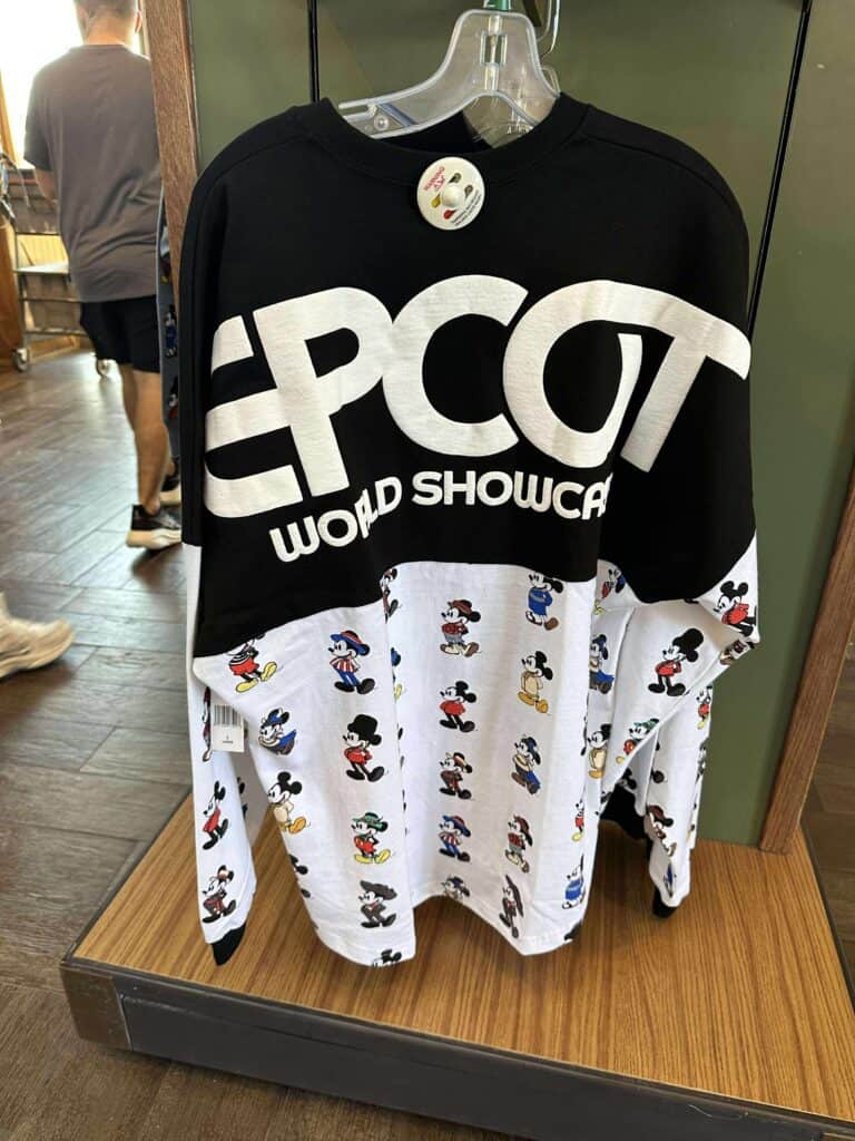 Custom Disney Mickey Mouse world showcase apparel for Disney fans and fashion lovers.