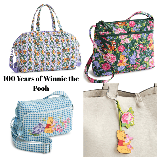 Winnie the Pooh Vera Bradley bags celebrating 100 years of Winnie the Pooh.
