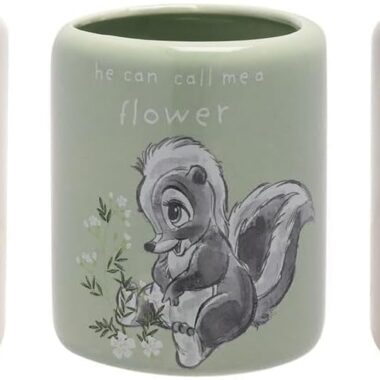 Themed mouse phone mounts with floral accents and whimsical characters.