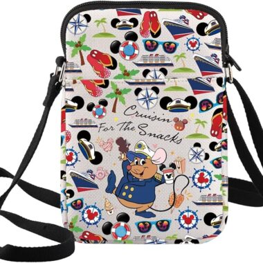Disney Gus Gus cruise crossbody bag with nautical and Disney motifs for fans.