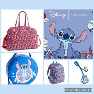 Disney Stitch-themed bag, backpack, and accessories for fans.