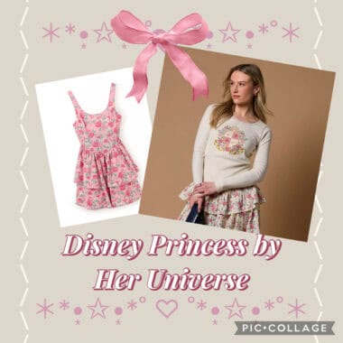 Disney Princess dress and sweater outfit for women and girls.