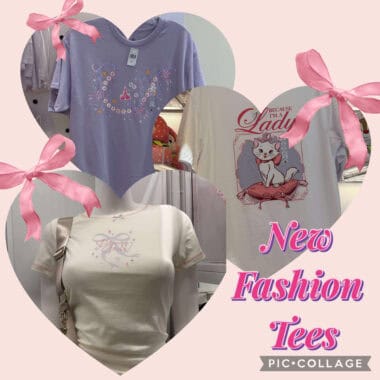 Trendy Disney-inspired T-shirts for women and girls, featuring cute and stylish designs.