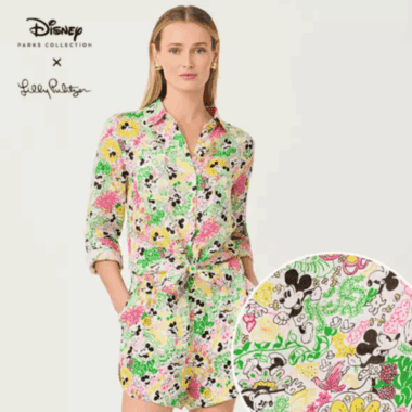 Colorful Lily Loves Disney pajamas featuring Mickey Mouse for spring.