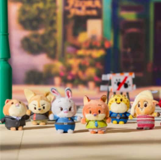 Adorable Disney Sakura plush toys from Japan's spring collection.