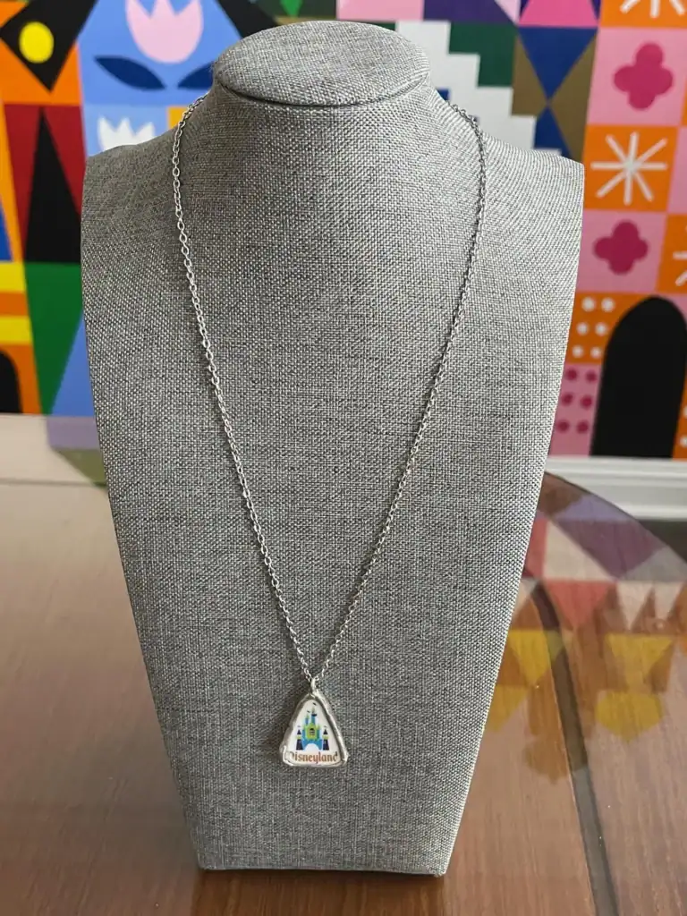 Disney Castle Pendant Necklace for Disney fans and collectors.