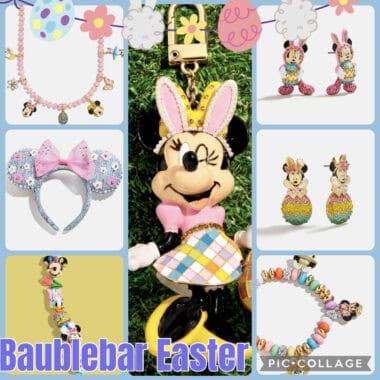 Disney Minnie Mouse Bunny Necklace and Accessories.