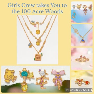 Disney-themed jewelry featuring Winnie the Pooh and friends, colorful and playful accessories.