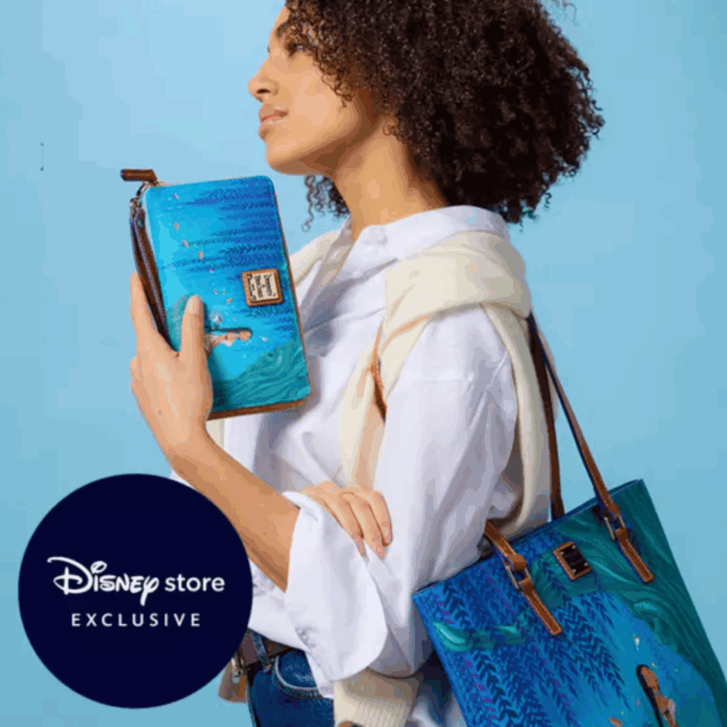 Pocahontas-themed Dooney & Bourke bag from Disney collection.