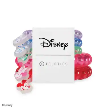 Disney Mickey & Friends x Teleties hair accessories with character-themed designs.