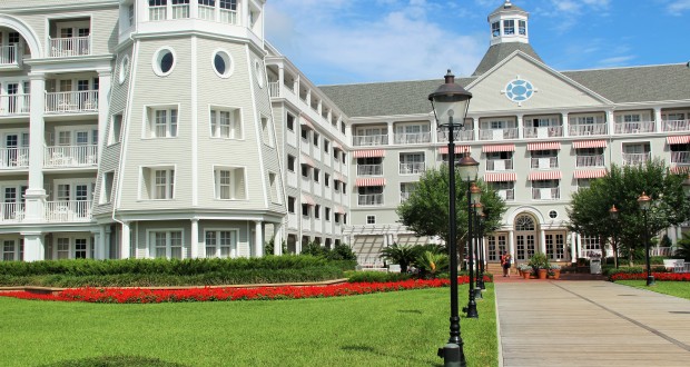 Walt Disney World Resort's Yacht Club Resort hotel exterior