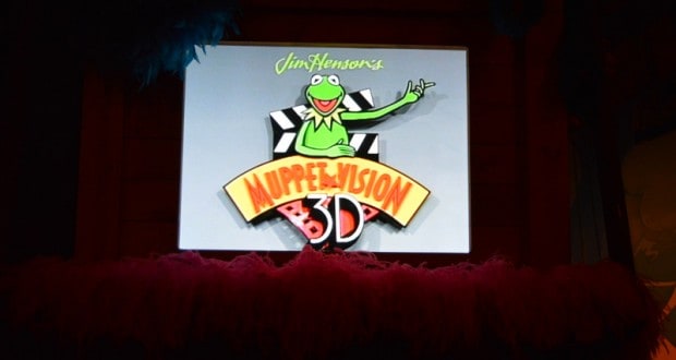 Kermit the Frog appears above the "Jim Henson’s Muppet Vision 3D" logo, spotlighting this fan-favorite Endangered Attraction.