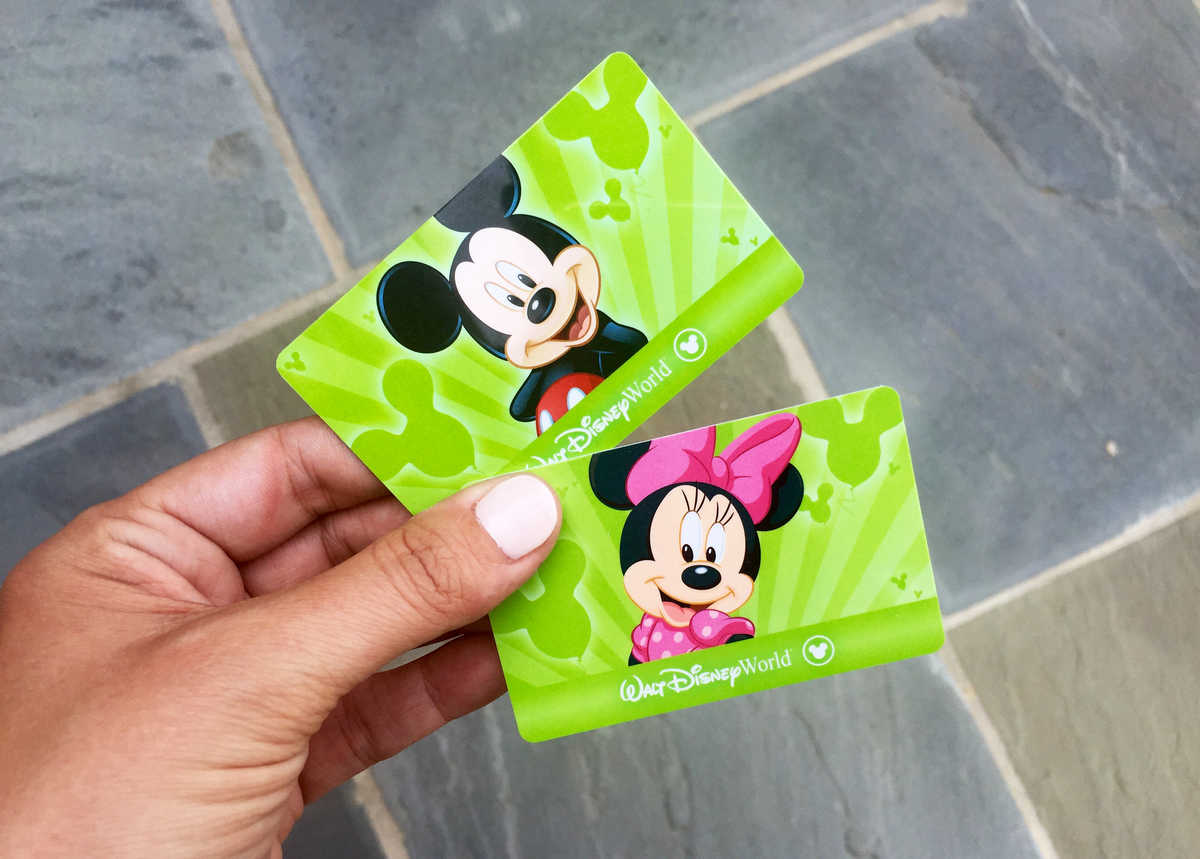 Mickey and Minnie Disney World Tickets Cards