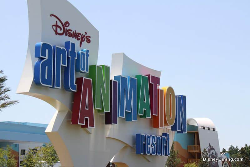 Art of animation Sign