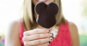 Mickey-shaped ice cream bar and Minnie Mouse Jamberry Nails show off Disney World magic in every sweet, stylish detail.
