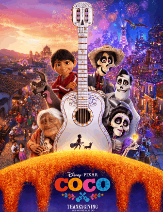 Celebrate with Coco’s characters, a white guitar, marigold petals, and vibrant city vibes—coming soon to Walt Disney World!.
