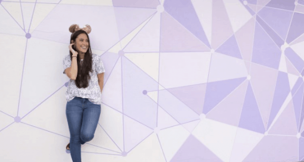 Purple Wall Magic Kingdom Tomorrowland