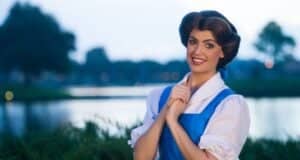 Belle meet and greet at the France Pavilion, Epcot
