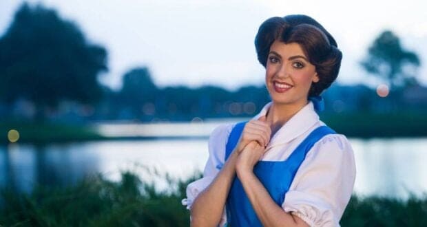 Belle meet and greet at the France Pavilion, Epcot