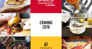 Colorful array of Jaleo dishes, José Andrés logo, and Disney Springs text: "Opening 2018! Join our Job Fair at Walt Disney World.