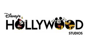 Hollywood Studios logo showcases Minnie, Mickey, and Pluto in bold letters, evoking the excitement of Walt Disney World.