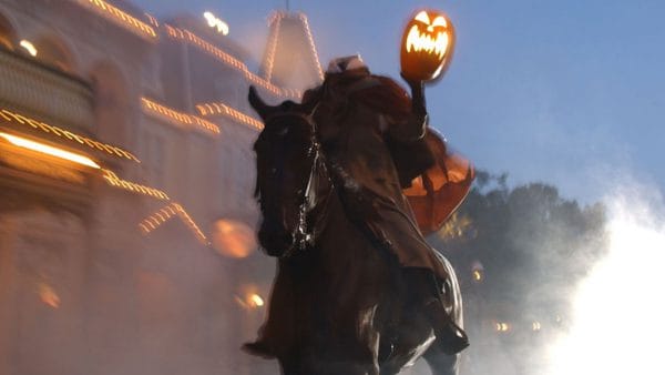 Headless Horseman at Mickey's Not-So-Scary Halloween Party