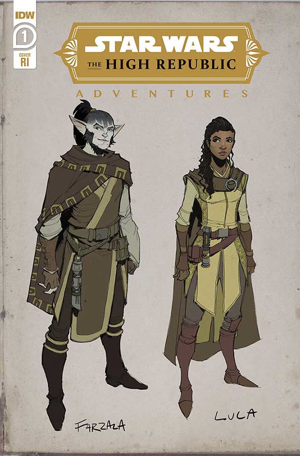 Star Wars: The High Republic comic cover with Farzala and Lula in Jedi gear, celebrating the hit Publishing Campaign adventure.