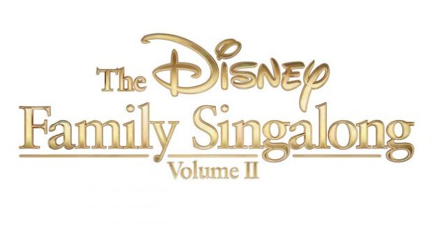 A movie logo inspired by Disney Family Singalong: Volume II, radiating the lively Disney Parks entertainment atmosphere.