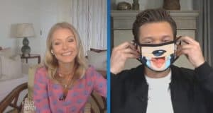 Kelly Ripa beams on a video call as Ryan Seacrest rocks a fun Disney dog mask, bringing theme park magic to the screen.