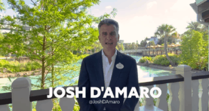 Josh D'Amaro outside