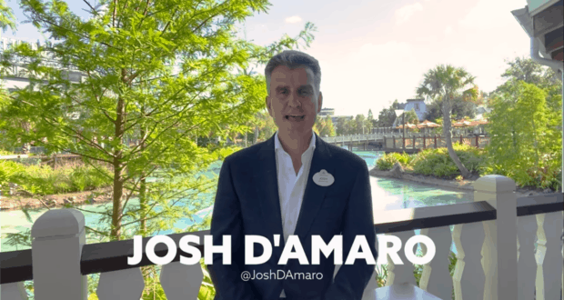 Josh D'Amaro outside