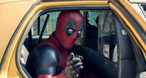 Deadpool in a cab