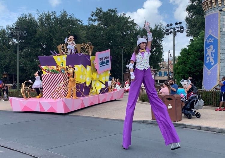 stilt walker parade Walt Disney world 