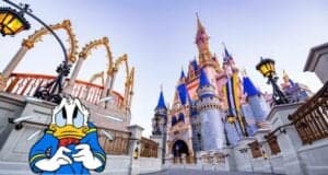 Donald Duck and Cinderella Castle