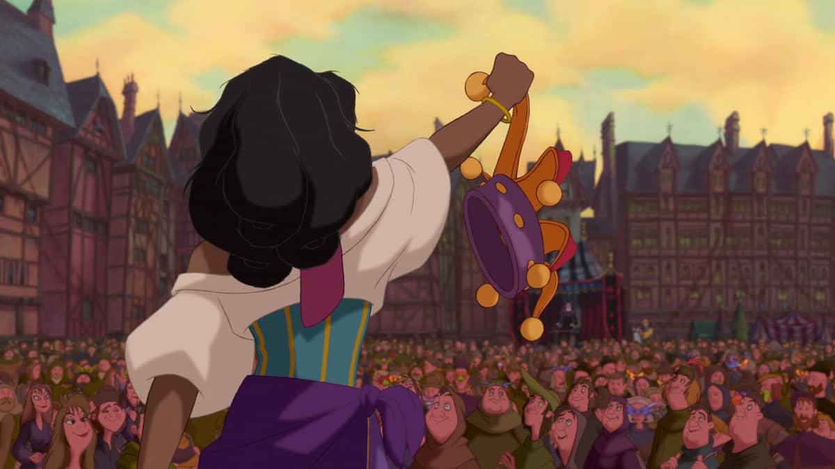 Esmeralda Stands Up to Frollo