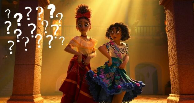 Dolores and Mirabel dancing to music